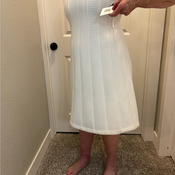 Calvin Klein Dresses & Skirts - Calvin Klein Textured White  Dress